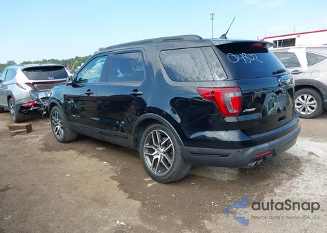2018 Ford Explorer Sport из США, поврежденный, VIN 1FM5K8GT9JGC04802
